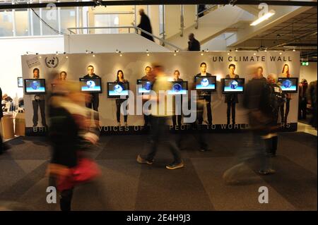 Atmosphäre im Bella Zentrum von Kopenhagen, Dänemark am 16. Dezember 2009 während des Klimagipfels COP15. Foto von Mousse/ABACAPRESS.COM Stockfoto