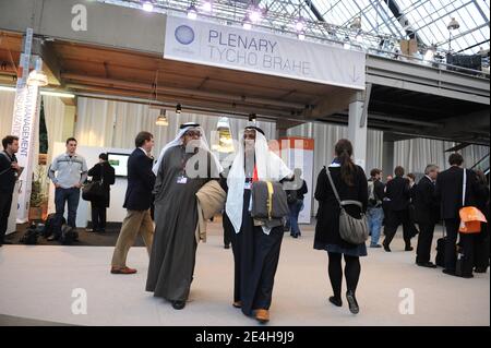 Atmosphäre im Bella Zentrum von Kopenhagen, Dänemark am 16. Dezember 2009 während des Klimagipfels COP15. Foto von Mousse/ABACAPRESS.COM Stockfoto