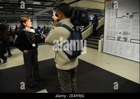 Der französische Umweltminister Chantal Jouanno besucht am 16. Dezember 2009 während des Klimagipfels COP15 das Bella-Zentrum von Kopenhagen, Dänemark. Foto von Mousse/ABACAPRESS.COM Stockfoto