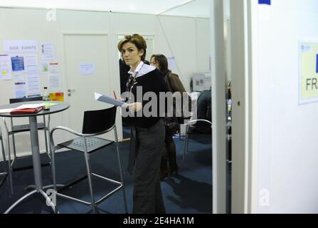 Der französische Umweltminister Chantal Jouanno besucht am 16. Dezember 2009 während des Klimagipfels COP15 das Bella-Zentrum von Kopenhagen, Dänemark. Foto von Mousse/ABACAPRESS.COM Stockfoto