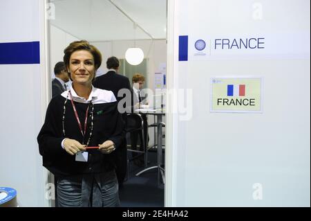 Der französische Umweltminister Chantal Jouanno besucht am 16. Dezember 2009 während des Klimagipfels COP15 das Bella-Zentrum von Kopenhagen, Dänemark. Foto von Mousse/ABACAPRESS.COM Stockfoto