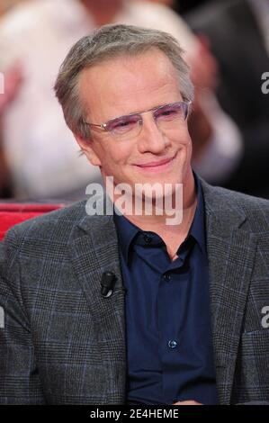 Christophe Lambert lors de l'enregistrement de l'Emission Vivement Dimanche a Paris, France, le 10 novembre 2009. Foto Max Colin/ABACAPRESS.COM Stockfoto