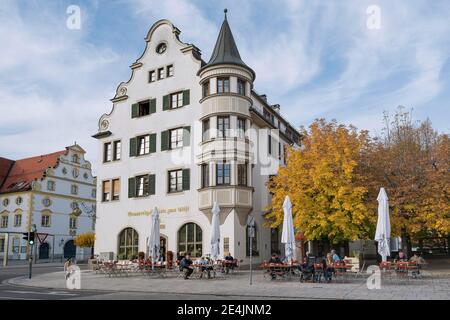 Brauereigaststätte zum Stift, Kempten, Allgäu, Oberschwaben, Schwaben, Bayern, Deutschland Stockfoto