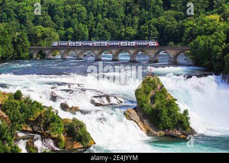 Rheinfall, Schweiz Stockfoto