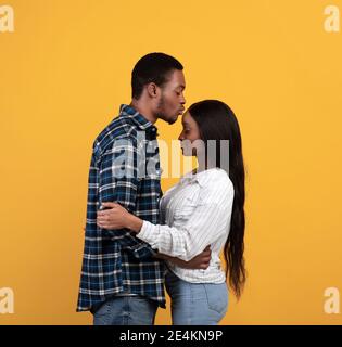 Gefühle und romantische Beziehungen zwischen Mann und Frau Stockfoto