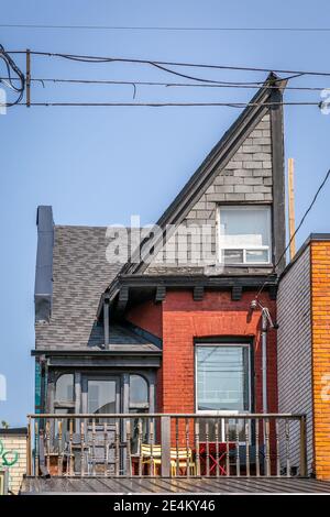 Toronto, Kanada - 26/07/2019 - besonderes altes Gebäude in Kensington Market Stockfoto