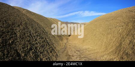 Aserbaidschan. Karadag Region. Ausbruch eines Schlammvulkans. Stockfoto