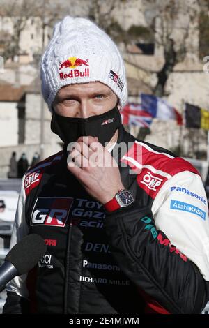 OGIER Sebastien (FRA), TOYOTA Yaris WRC, Portrait während der Rallye-Weltmeisterschaft 2021, Rallye Monte Carlo am 20. Bis 24. Januar 2021 in Monaco - Foto Francois Flamand / DPPI / LiveMedia Stockfoto