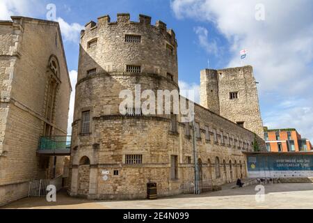 Gefängnis Schuldner Turm, Oxford Gefängnis, Oxford Castle Quarter, Oxford, Oxfordshire, Großbritannien Stockfoto