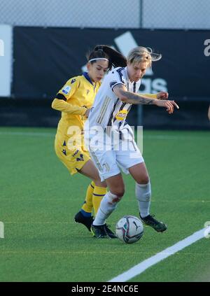 Lina Mona Andrea Hurtig (Juventus Frauen) während der Women &#039;s italienische Meisterschaft, Serie A TimVision Fußballspiel zwischen Juventus FC und Hellas Verona am 24. Januar 2021 im Juventus Training Center in Vinovo bei Turin, Italien - Foto Nderim Kaceli / DPPI / LM Stockfoto