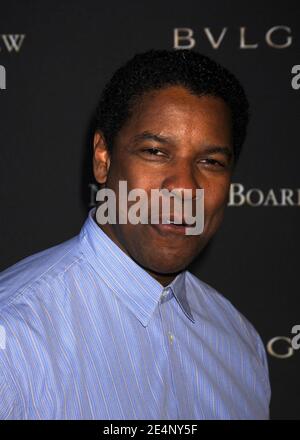 Denzel Washington kommt zur National Board of Review of Motion Pictures Awards Gala 2007, die am Dienstag, den 15. Januar 2008, in der 42. Straße von Cipriani in New York City, NY, USA, stattfand. Foto von David Miller/ABACAPRESS.COM Stockfoto