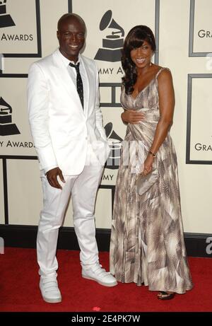 Seal und Natalie Cole nehmen an den 50. Jährlichen Grammy Awards Teil, die am 10. Februar 2008 im Staples Center in Los Angeles, CA, USA, verliehen werden. Foto von Lionel Hahn/ABACAPRESS.COM Stockfoto