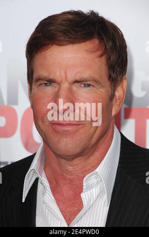 Schauspieler Dennis Quaid nimmt am 20. Februar 2008 an der Premiere von 'Vantage Point' am AMC Lincoln Square in New York City, NY, USA Teil. Foto von Gregorio Binuya/ABACAPRESS.COM Stockfoto