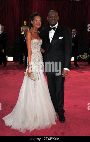 Forest Whitaker und seine Frau Keisha kommen bei den 80. Academy Awards an, die am 24. Februar 2008 im Kodak Theater am Hollywood Boulevard in Los Angeles, CA, USA, stattfinden. Foto von Hahn-Nebinger/ABACAPRESS.COM Stockfoto