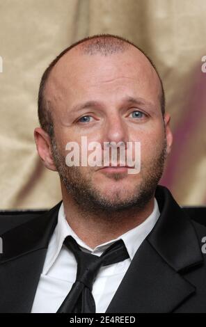 Das Darstellermitglied Pierre-Francois Martin-Laval posiert für Bilder, als er zur After Party der "Moderne Liebe"-Premiere am 11. März 2008 in L'Etoile in Paris, Frankreich, kommt. Foto von Nicolas Khayat/ABACAPRESS.COM Stockfoto