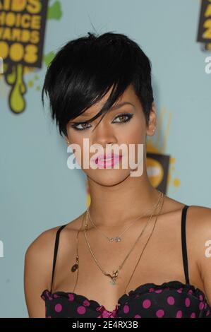 Rihanna nimmt an den Nickelodeon's 2008 Kids' Choice Awards Teil. Los Angeles, CA, USA am 29. März 2008. Foto von Lionel Hahn/ABACAPRESS.COM Stockfoto