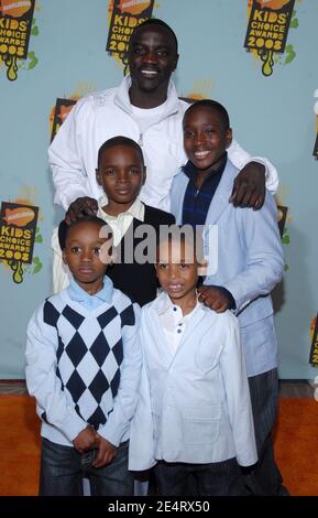 Akon nimmt an den Nickelodeon's 2008 Kids' Choice Awards Teil. Los Angeles, CA, USA am 29. März 2008. Foto von Lionel Hahn/ABACAPRESS.COM Stockfoto