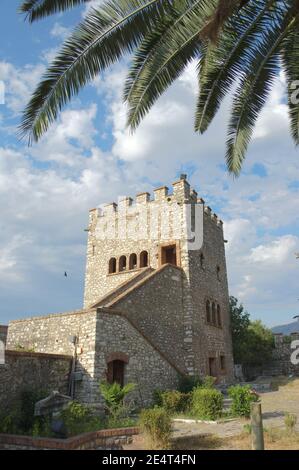 Schloss-Museum von Butrint eine alte Stadt in Albanien, in der Nähe der griechischen Grenze Stockfoto