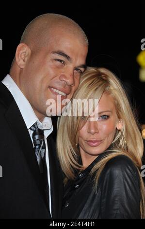 Tito Ortiz und Jenna Jameson besuchen die Premiere von 'SleepWalking' in der Directors Guild of America in West Hollywood. Los Angeles, 6. März 2008. (Im Bild: Jenna Jameson, Tito Ortiz). Foto von Lionel Hahn/ABACAPRESS.COM Stockfoto