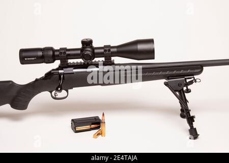 Ruger American Rifle mit Vortex Scope Stockfoto