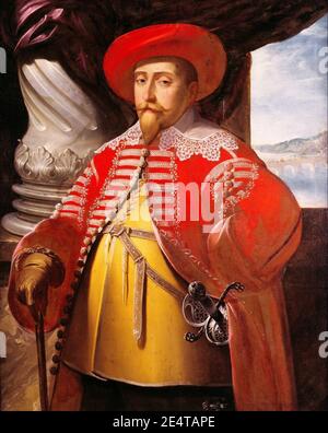 Matthaeus Merian der ältere - Gustavus Adolphus von Schweden (1594-1632) Stockfoto