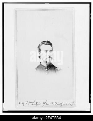 Matthew T. Lutz, Brustportrait, Vorderseite) - O.B. Palmer, Photographist, Erie, Pa Stockfoto