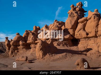 GOBLIN VALLEY STATE PARK GREEN RIVER UTAH Stockfoto