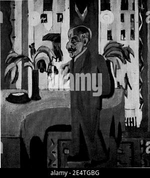 Max Liebermann von Ernst Ludwig Kirchner 1926. Stockfoto