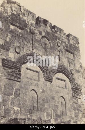 Maxime Du Camp (Französisch - Palästina. Jérusalem. Porte Dorée Stockfoto