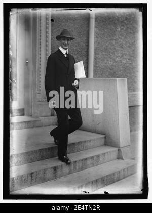 McADOO, William Gibbs. Finanzminister, 1913-1921 Stockfoto