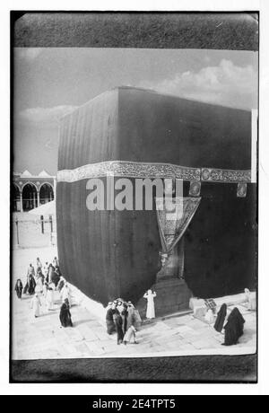 Mekka, ca. 1910. (Die Kaaba) Stockfoto