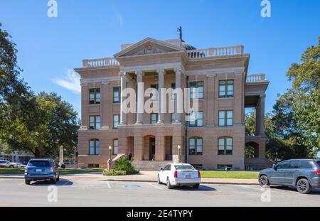 Williamson County Courthouse, in der Stadt Georgetown, Texas, USA Stockfoto