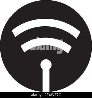 Signal Wave Symbol Logo Design Inspiration Vektor Illustration Vorlage Stock Vektor