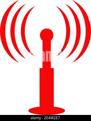 Signal Wave Symbol Logo Design Inspiration Vektor Illustration Vorlage Stock Vektor