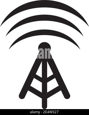 Signal Wave Symbol Logo Design Inspiration Vektor Illustration Vorlage Stock Vektor