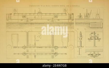 Memorias de la Real Academia de Ciencias de Madrid Stockfoto