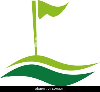 Golf Logo Symbol Design Inspiration Vektor Vorlage Stock Vektor