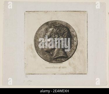 Meryon - Porträt des Dichters Evariste Boulay-Paty, 1909.157. Stockfoto