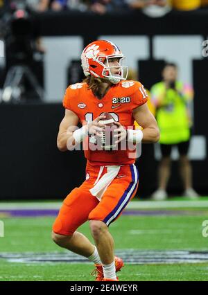 Virus. April 2021. - Nationale Präsentation wegen Virus.(DATEI FOTOS).Name: Trevor Lawrence.Runde gewählt: .Pick: .NFL Team: .College: Clemson Tigers.Position: Quarterback.(Pflichtnachweis: Jose/SonyPro/MarinMedia.org/Cal Sport Media) (Absolute vollständige Fotograf, und Credits erforderlich). Kredit: csm/Alamy Live Nachrichten Stockfoto