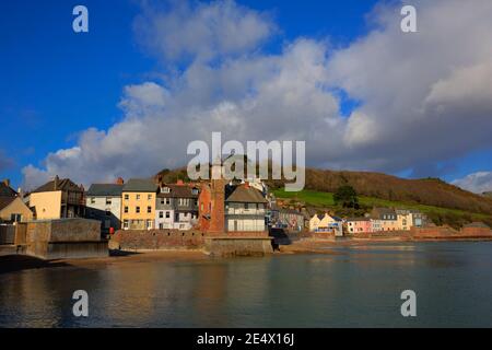 Kingsand Village Cornwall England neben Cawsand Rame Peninsula mit Blick auf Plymouth Sound Stockfoto