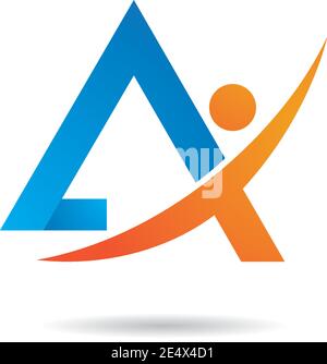 Human Charakter Logo Zeichen, Health Care Logo Stock Vektor