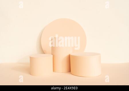 Minimale Produktanzeige Stockfoto