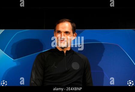 Datei Foto vom 11-02-2019 von Paris Saint Germain Manager Thomas Tuchel. Montag, 25. Januar 2021. Stockfoto