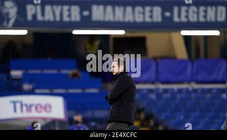 Aktenfoto vom 28-12-2020 des Chelsea-Managers Frank Lampard. Ausgabedatum: Montag, 25. Januar 2021. Stockfoto
