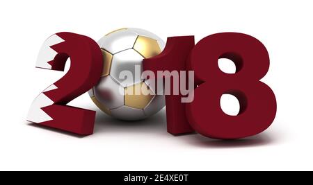Qatar 2022 Turnier Konzept Bilder Stockfoto
