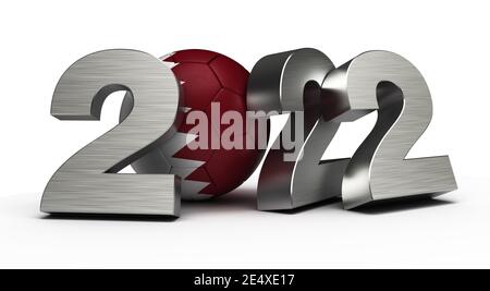 Qatar 2022 Turnier Konzept Bilder Stockfoto
