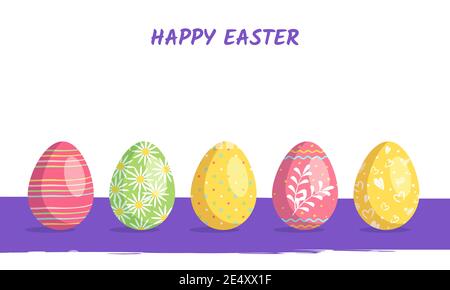 Happy Easter eggs Stock Vektor