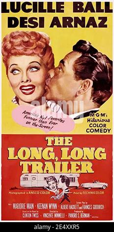 DER LANGE, LANGE TRAILER 1954 MGM Film mit Lucille Balla und Desi Arnaz Stockfoto