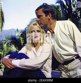 THE NIGHT OF THE IGUANA 1964 MGM Film mit Sue Lyon und Richard Burton Stockfoto