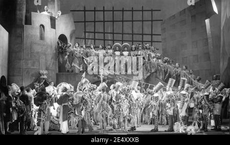 VOODOO MACBETH Orson Welles 1936 Federal Theatre Projektproduktion Stockfoto